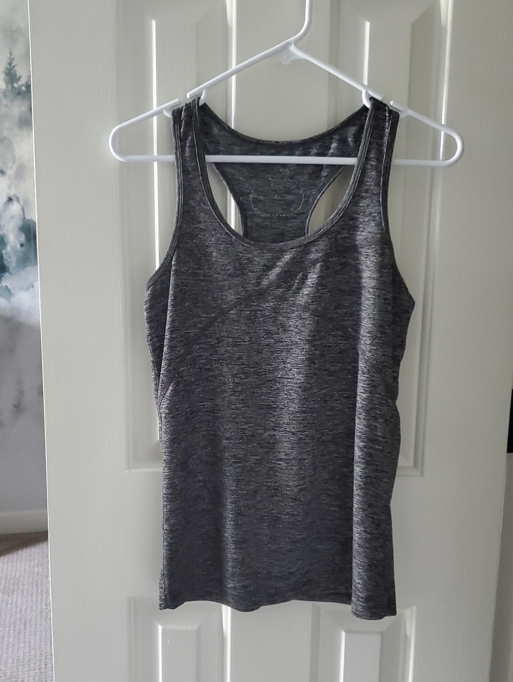 Oiselle Lux Winona Tank, Charcoal (4)